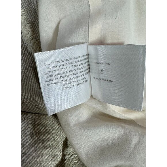 Maggie Marilyn New Zeland Womens Blazer100% Linen Fringe Pockets Jacket Size 10 - Picture 9 of 9